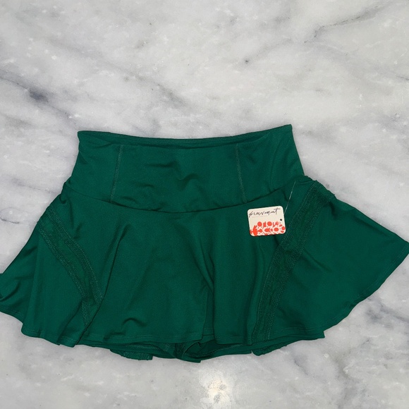 FP Movement Pleats And Thank You Skort in Green // Medium // NWT - Picture 1 of 5